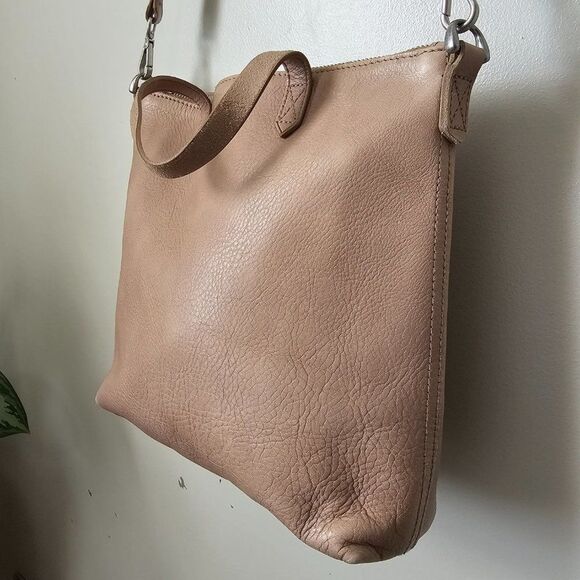 EUC MADEWELL ZIP TOP TRANSPORT TAN GENUINE LEATHER CROSSBODY BAG - Picture 9 of 16